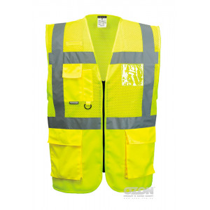 Vesta de semnalizare Portwest C496, galbenă